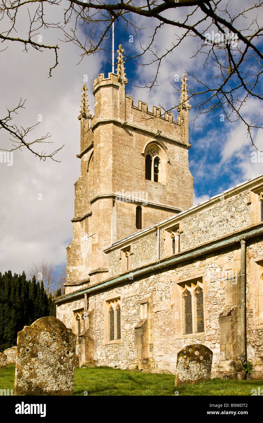 St Johns Church in the English village of Pewsey in Wiltshire England ...