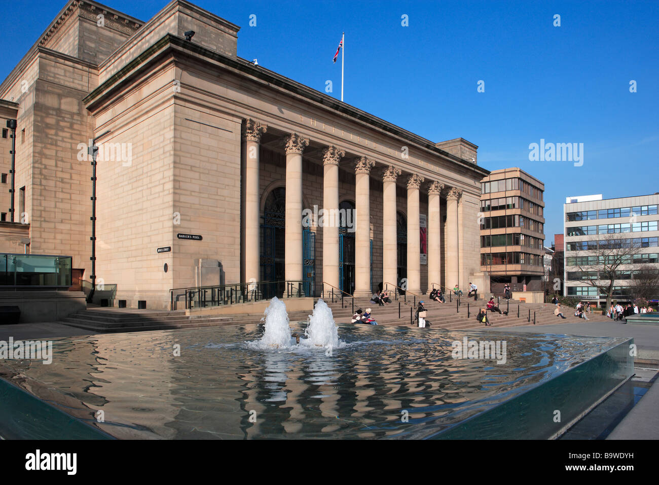 Sheffield City Hall Stock Photo Alamy