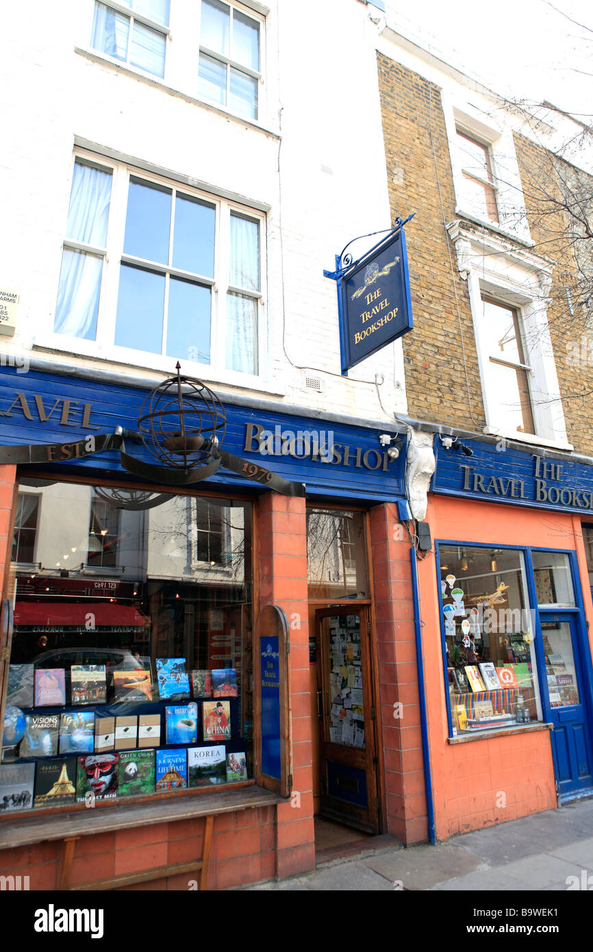 united kingdom west london blenheim crescent the travel bookshop Stock Photo
