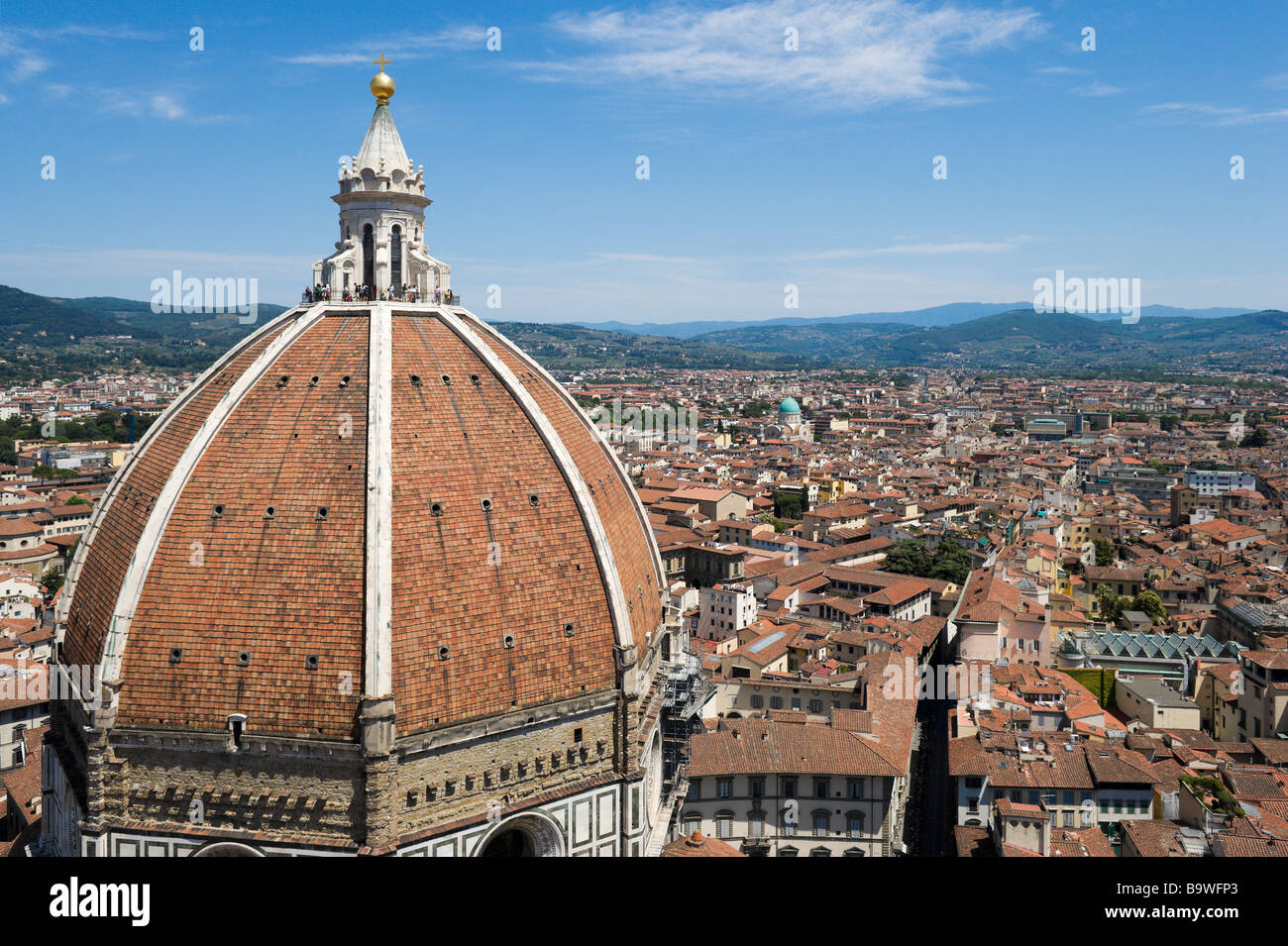 View of the Dome of the Basilica di Santa Maria del Fiore (the Duomo ...