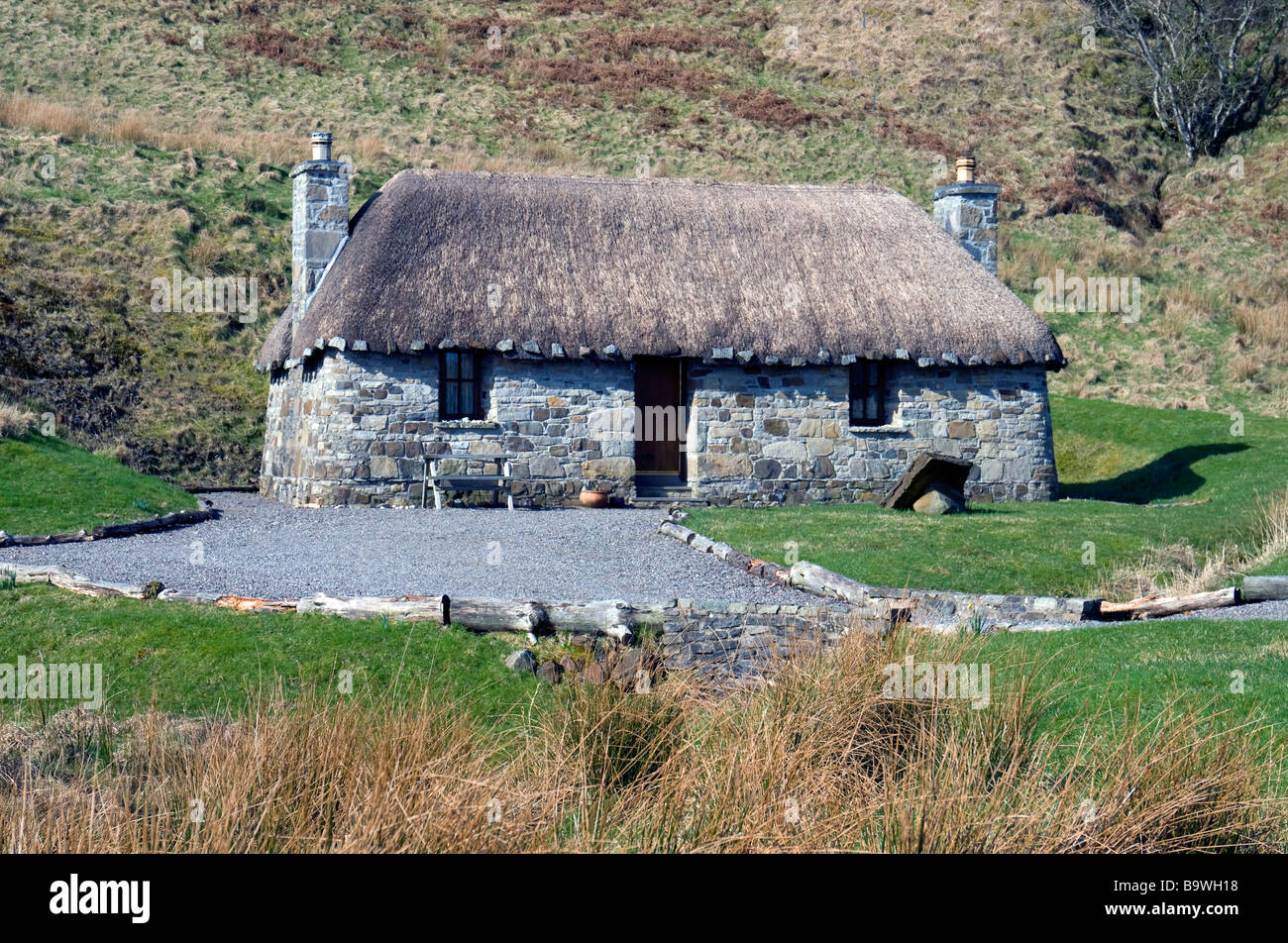 Mary's Cottages a group of delightful and traditionally restored thatched cottages for holiday lets  SCO 2243 Stock Photo