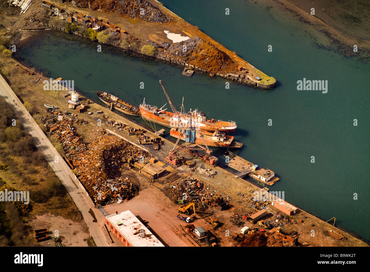 Scrap Yard At Inverkeithing High Resolution Stock Photography and
