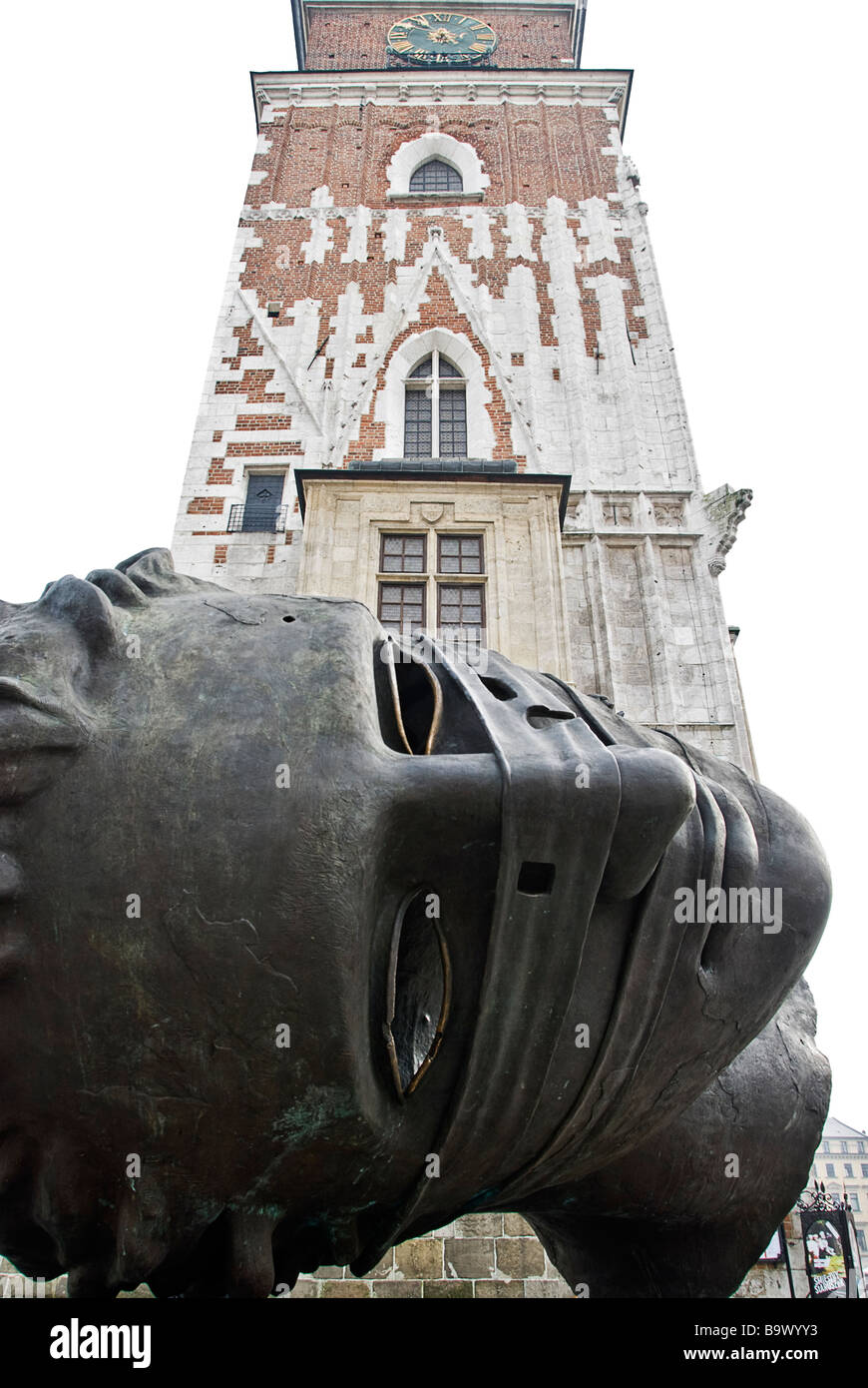 Krakow poland sculpture head hires stock photography and images Alamy