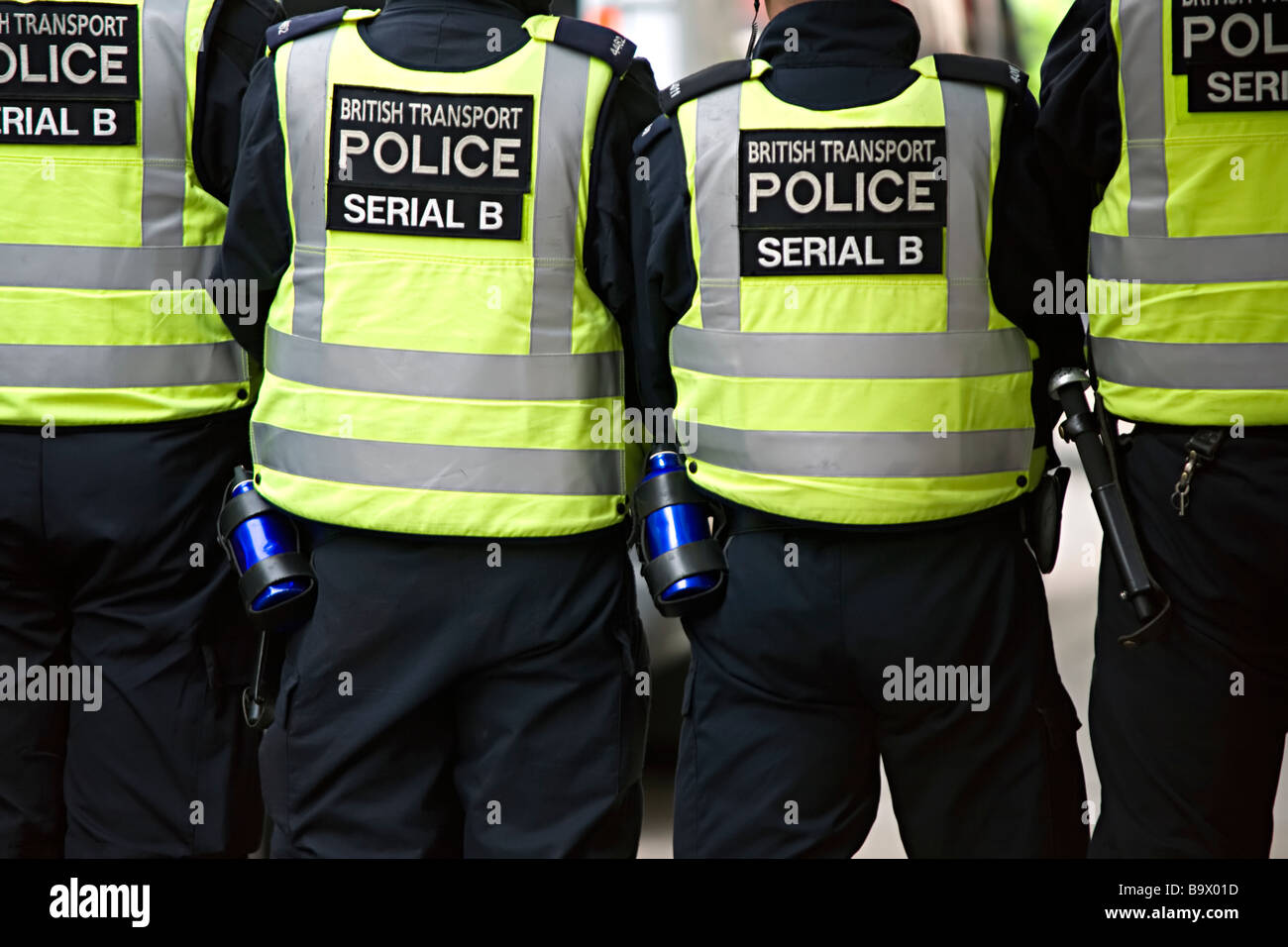 British transport police Stock Photo