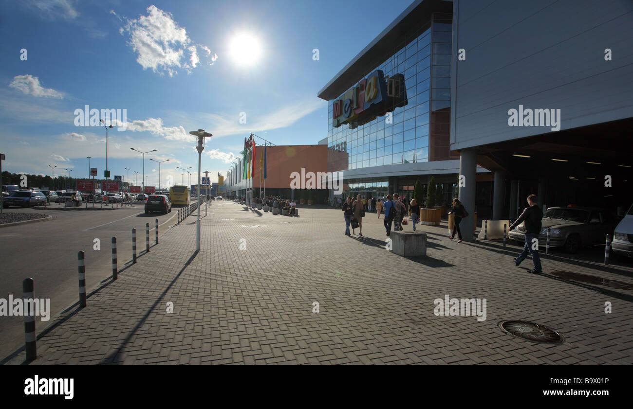 MEGA shopping center St Petersburg Russia Stock Photo - Alamy