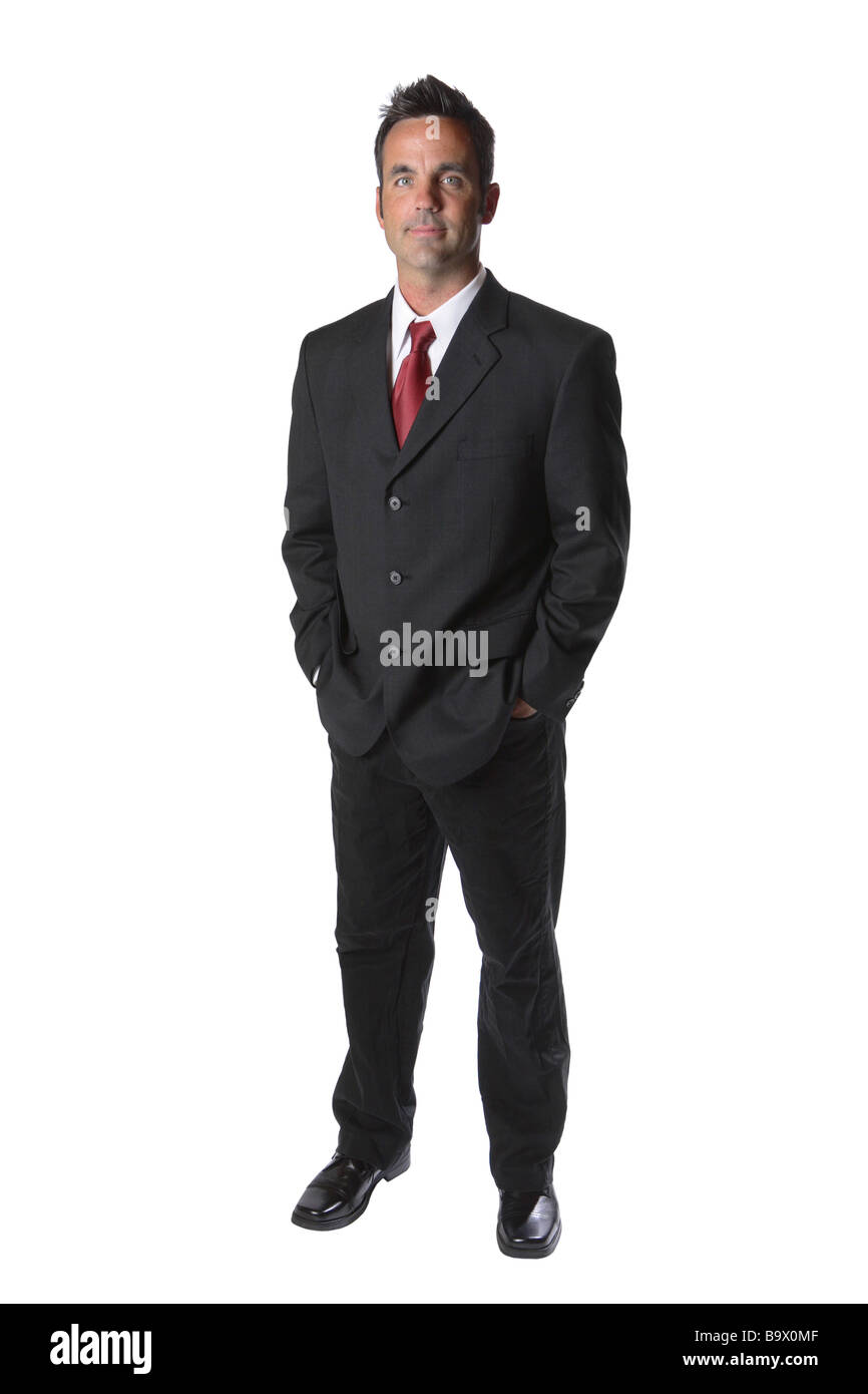 Businessman isolated on white Stock Photo