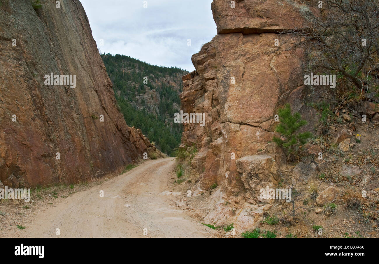 Colorado National Back Country Byway Gold Belt Tour Phantom Canyon Road