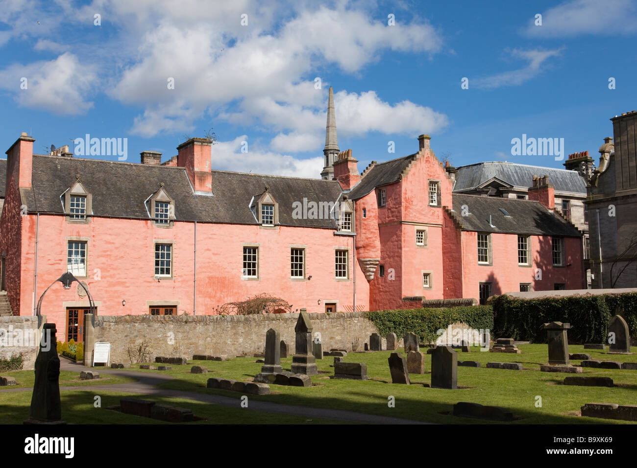 Abbot's House at Dunfermline Abbey, Fife Stock Photo Alamy