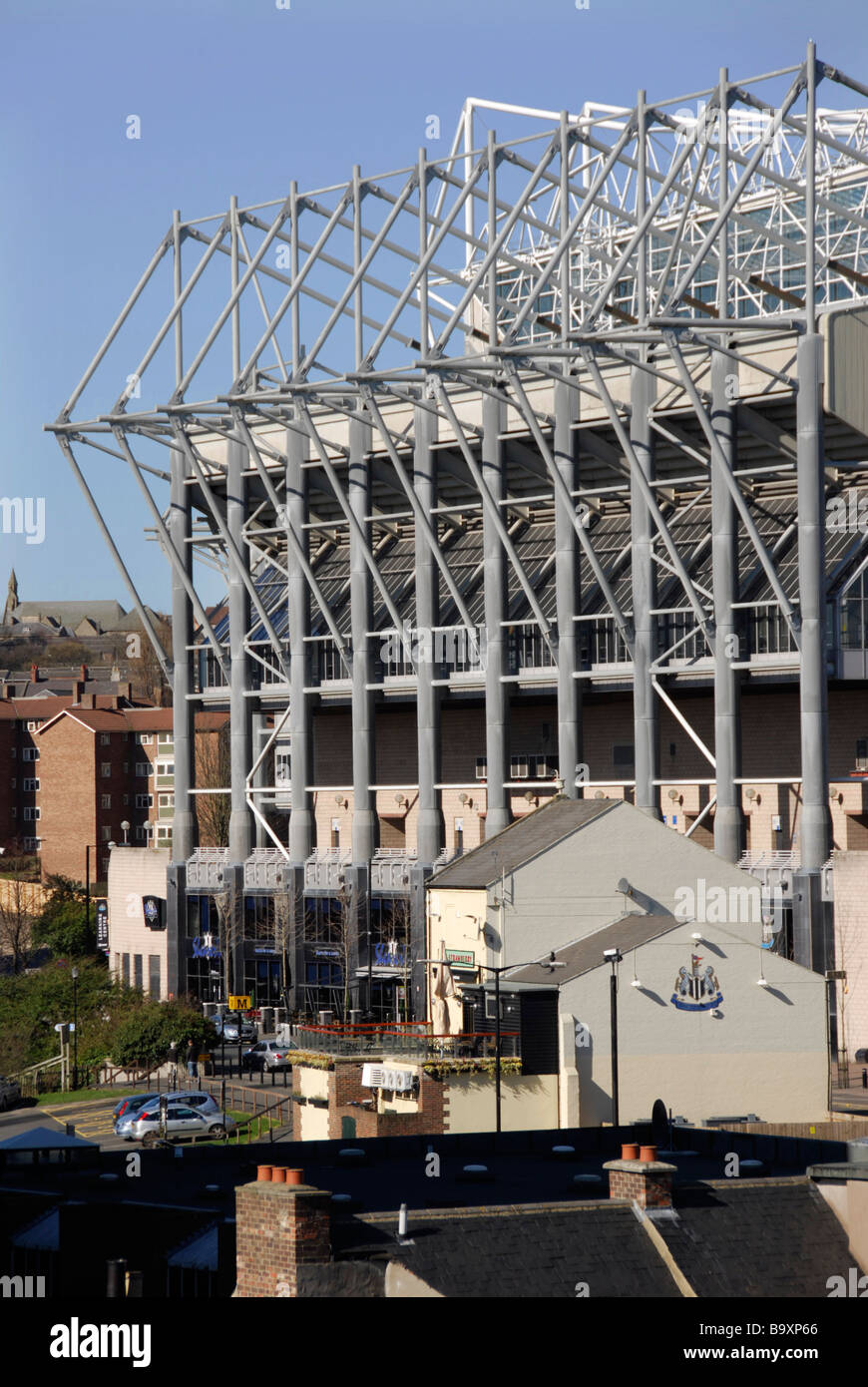 st James Park Football soccer stadium newcastle Stock Photo