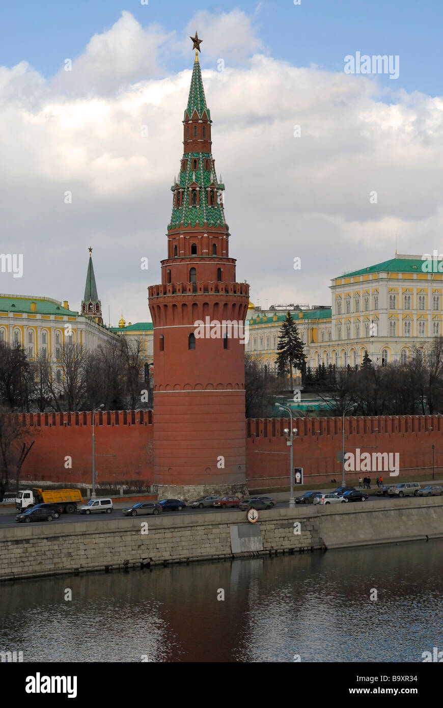 Kremlin Tower Moscow Russia Stock Photo