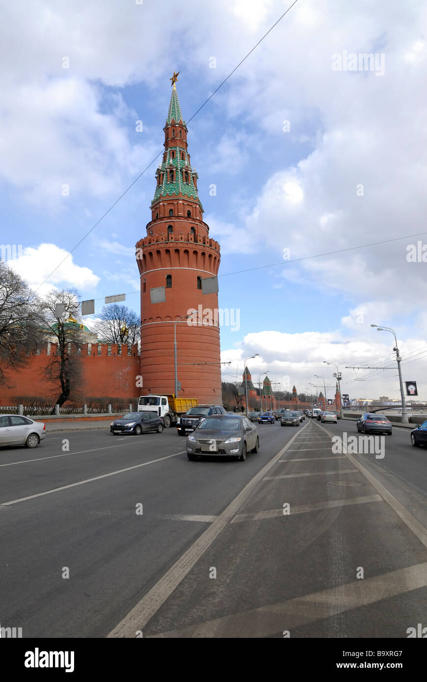 Kremlin tower Moscow Russia Stock Photo
