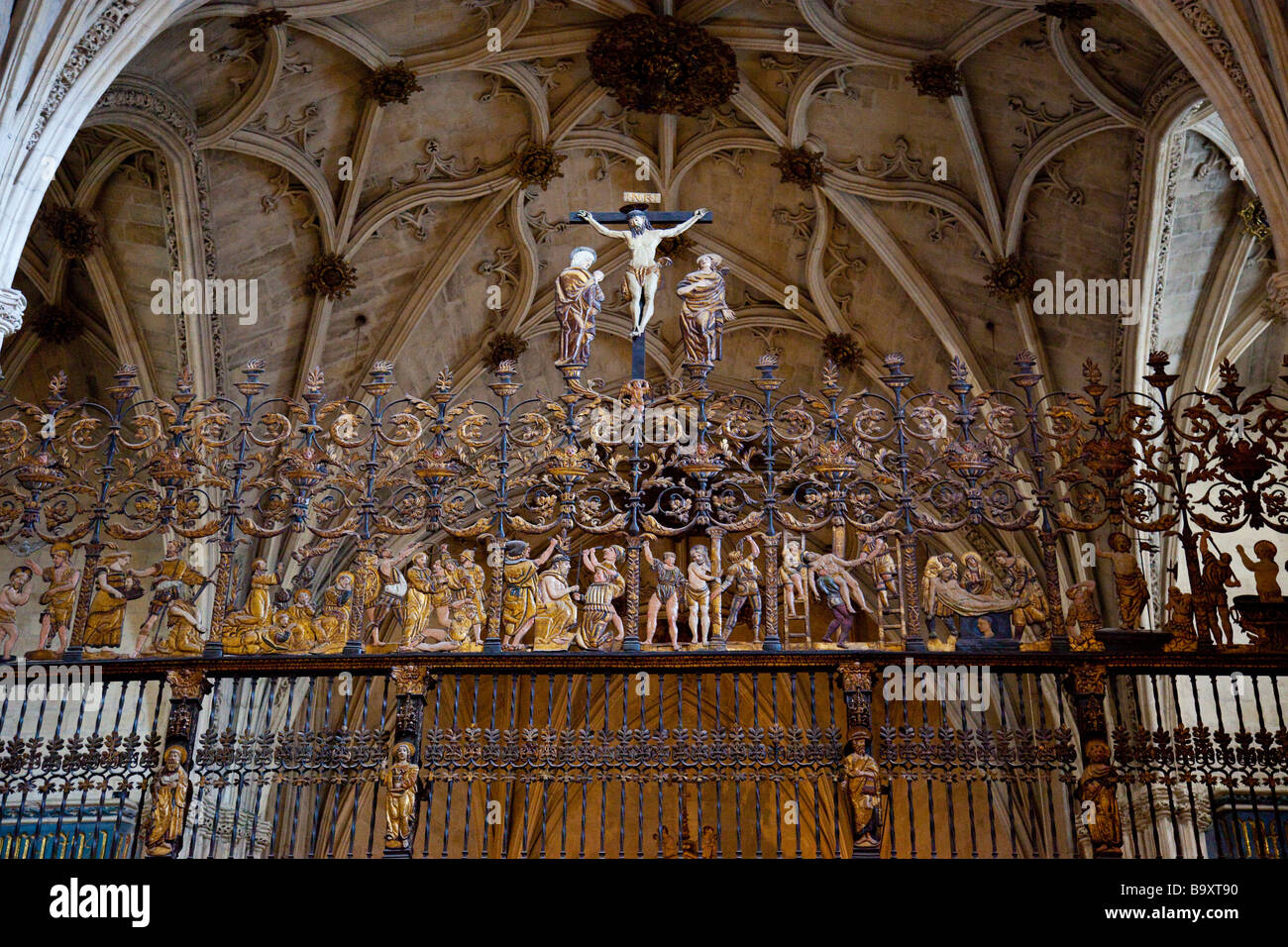 Capilla Real of the Cathedral of Grenada in Granada Spain Stock Photo