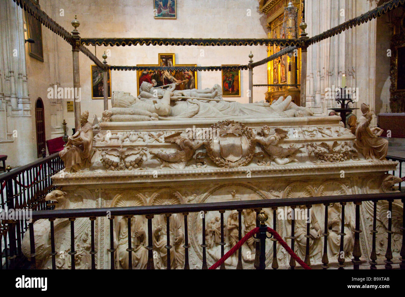Tomb of Ferdinand and Isabella in Capilla Real of the Granada Cathedral