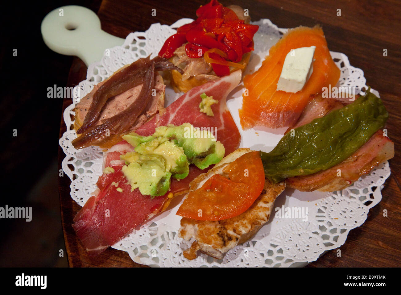 Montadito Tapas at Bodegas Castaneda in Granada Spain Stock Photo Alamy