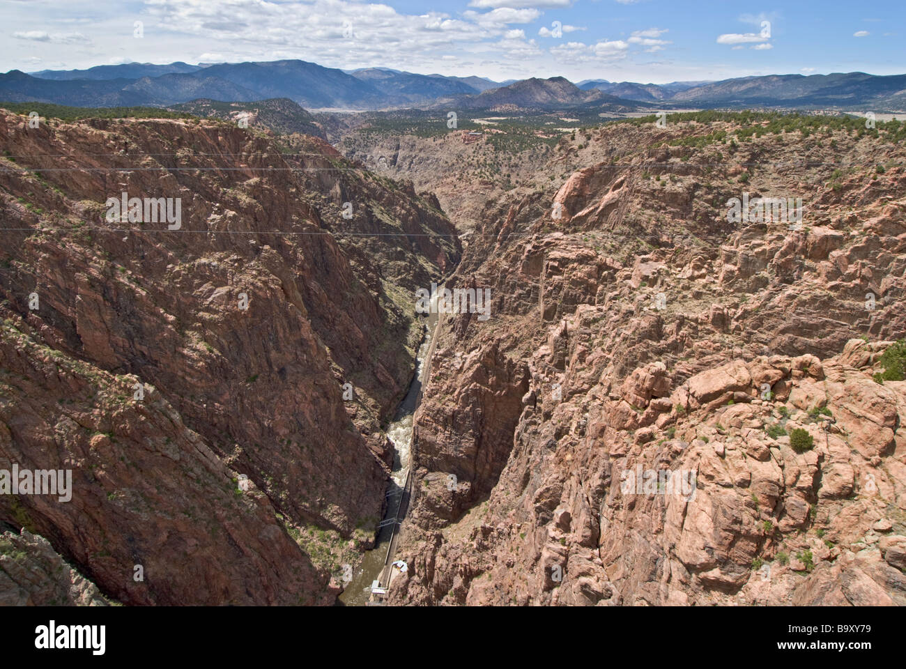 Colorado Cañon City view from Royal Bridge completed 1929 world s