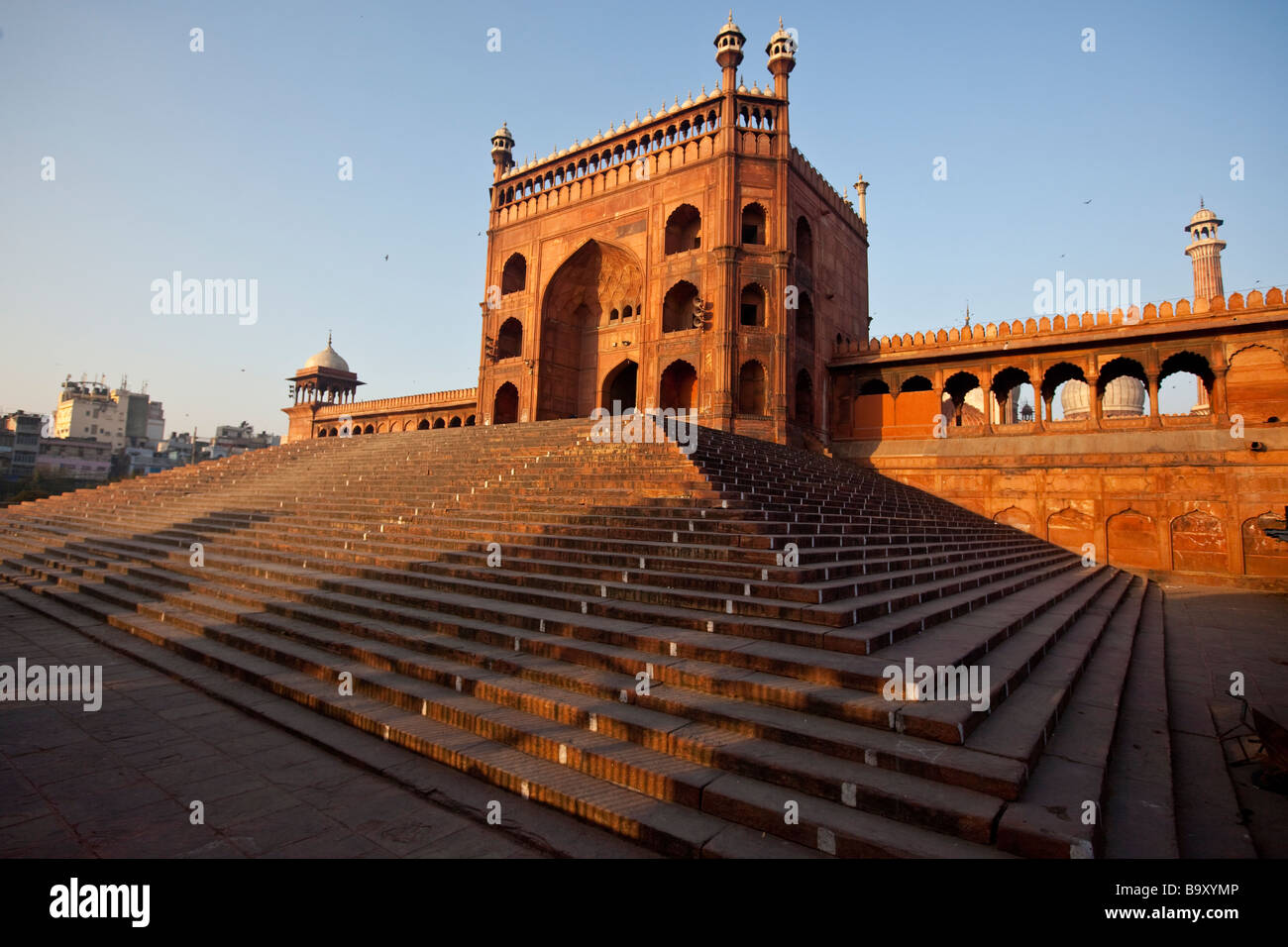 Friday mosque or the Jama Masjid in Delhi India Stock Photo