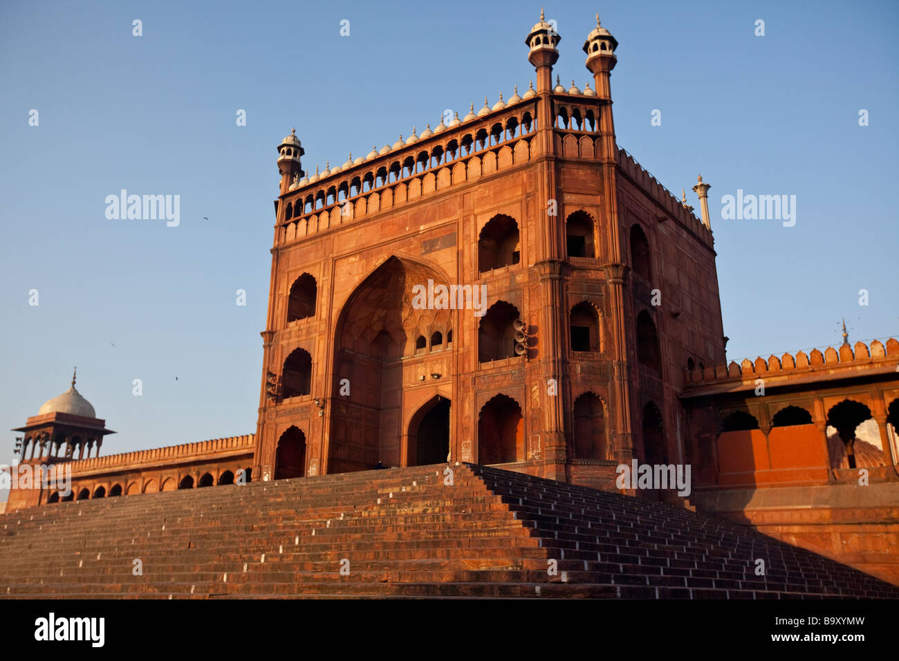 Friday mosque or the Jama Masjid in Delhi India Stock Photo