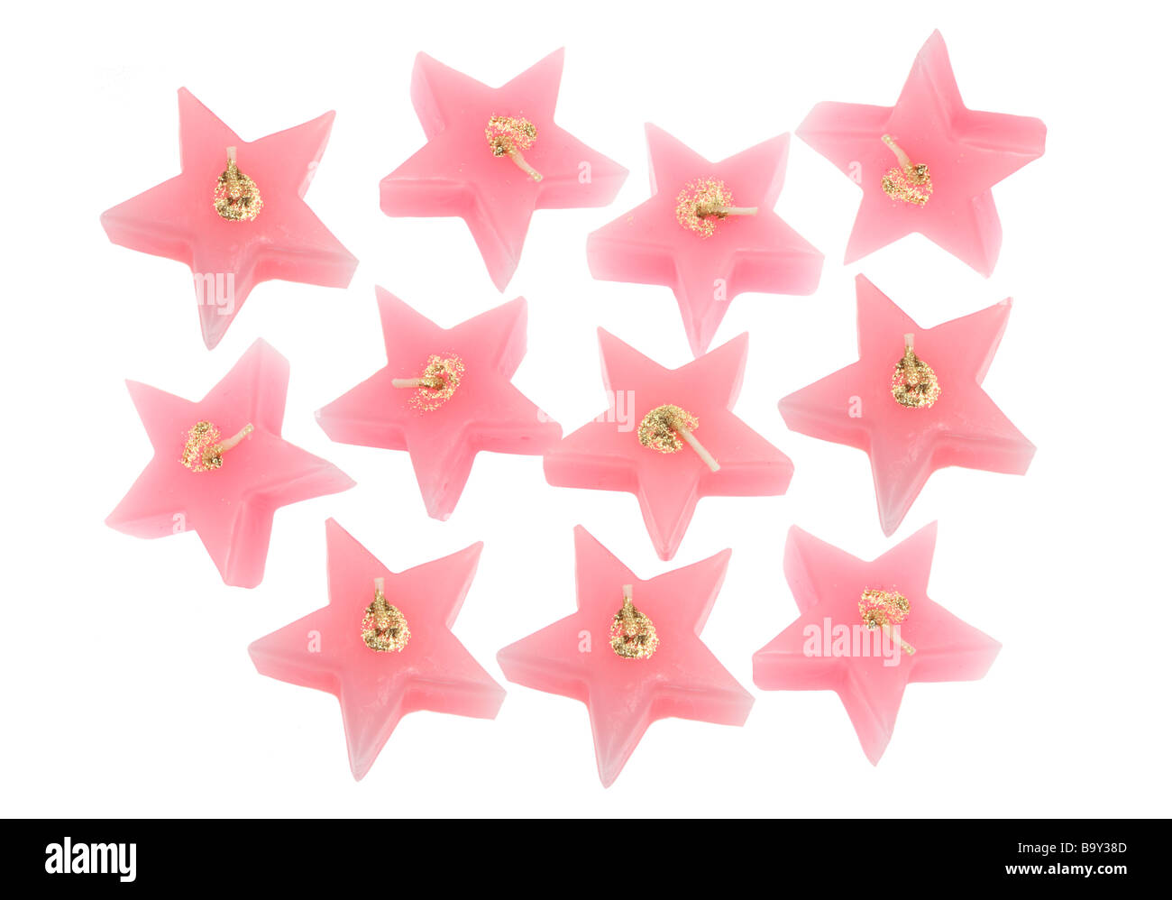 Star Shaped Scented Candles Stock Photo Alamy