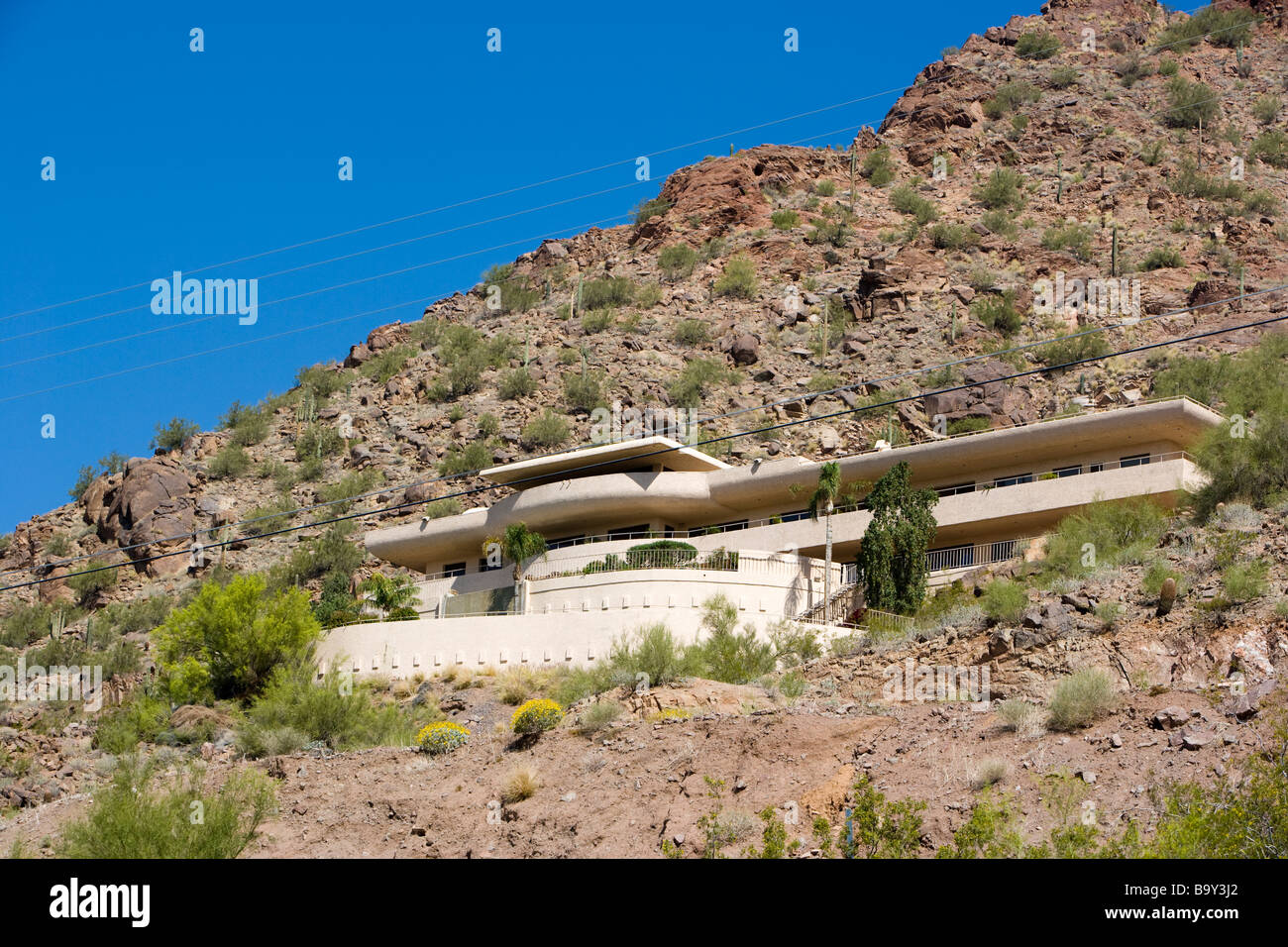 Designer home Phoenix Arizona USA Stock Photo