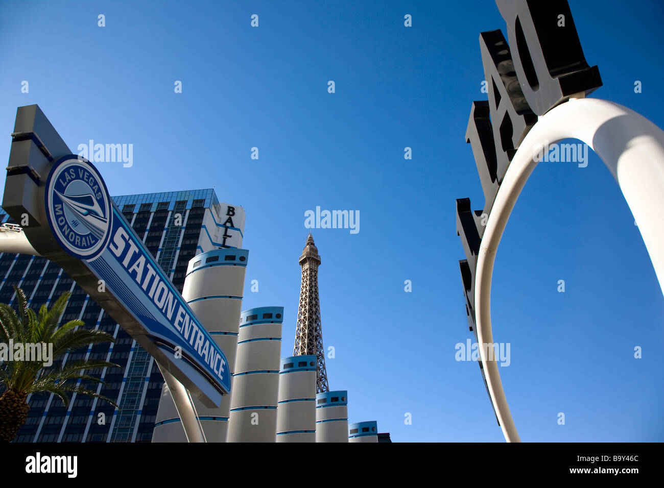 Bally's monorail station Clearance