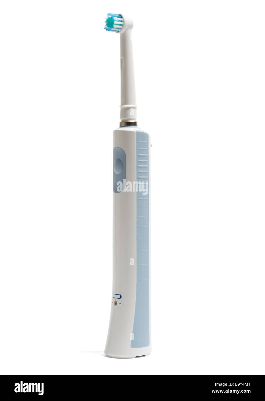 Electric toothbrush on white background Stock Photo - Alamy