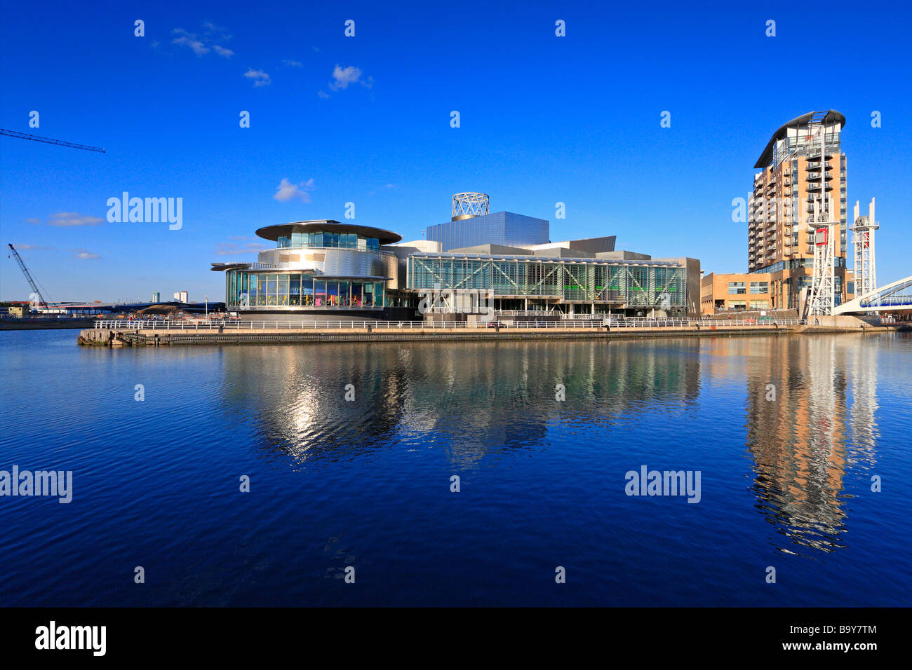 The Lowry Centre, Salford Quays, Manchester, Lancashire, England, UK. Stock Photo