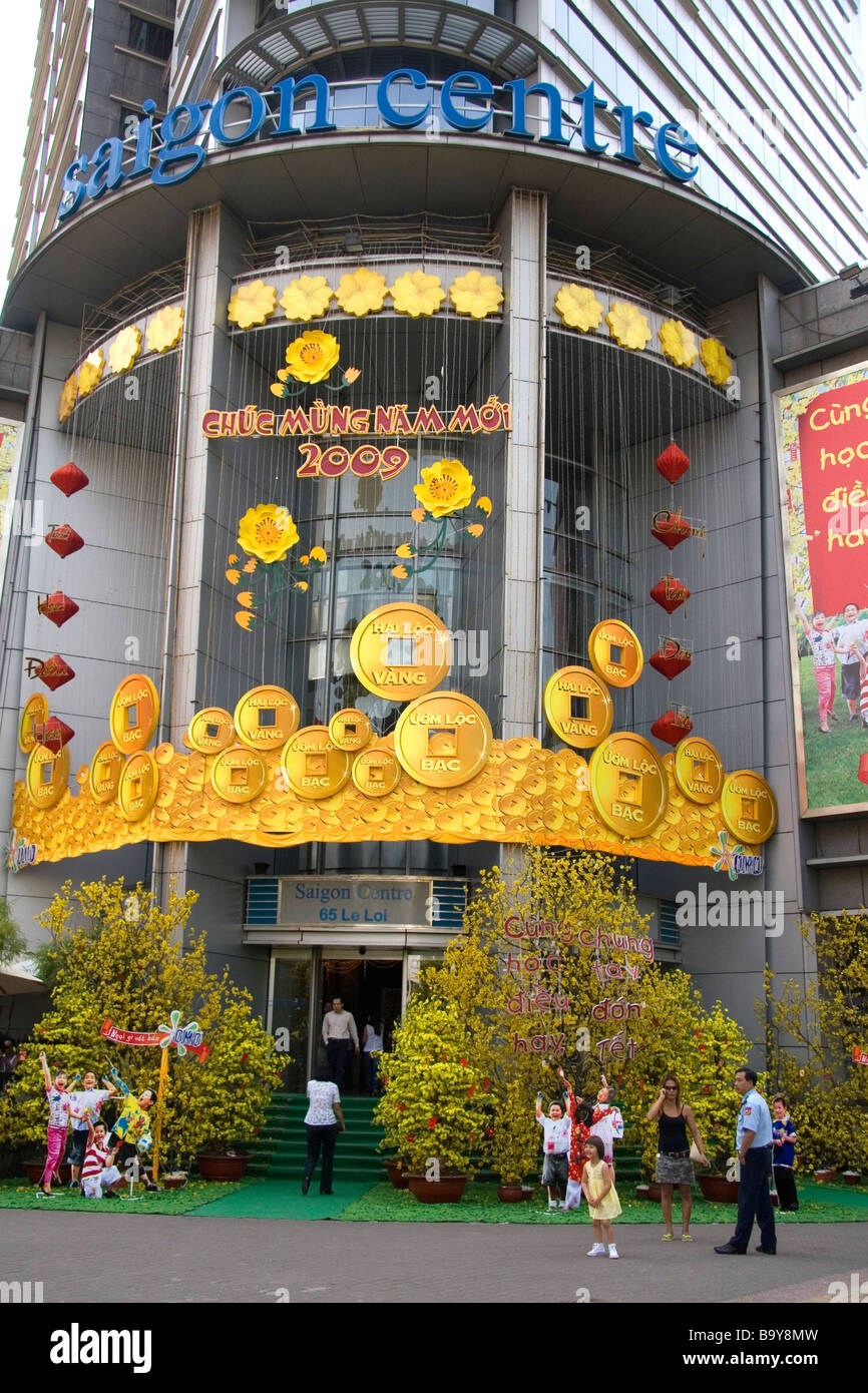 Saigon Centre modern shopping mall in Ho Chi Minh City Vietnam Stock Photo