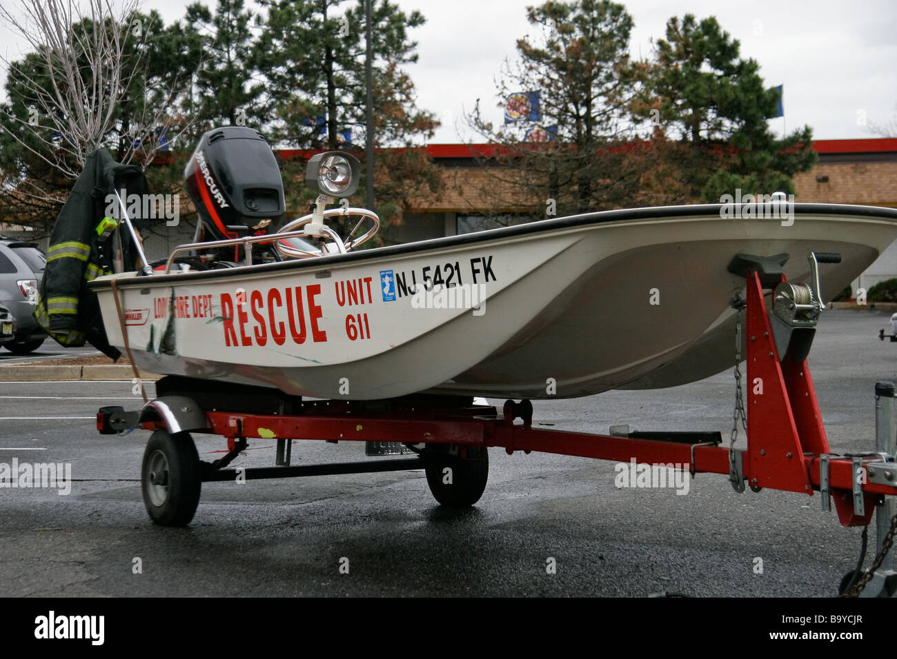 Rescue Boat Stock Photo