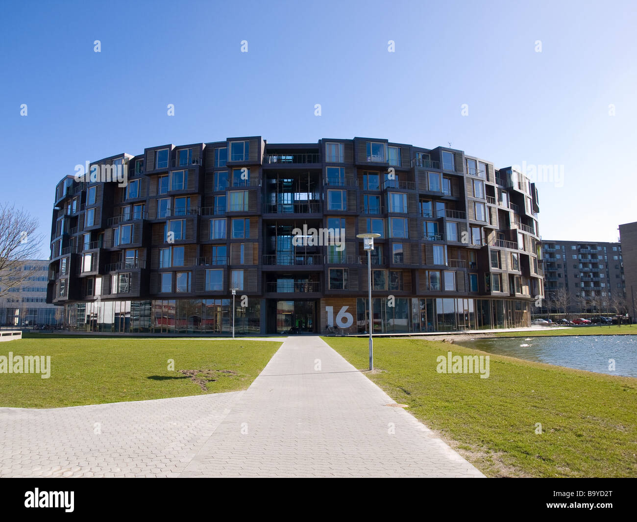 The Tietgenkollegiet (Tietgen Student Hall) in Ørestad, Copenhagen, Denmark. Stock Photo