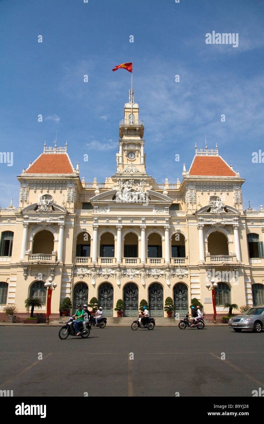 Ho Chi Minh City Hall in Vietnam Stock Photo