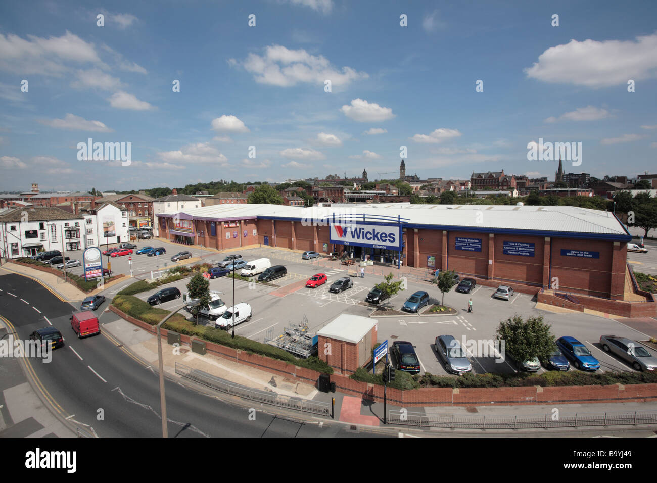 Albion Mills Retail Park, Wakefield Stock Photo Alamy