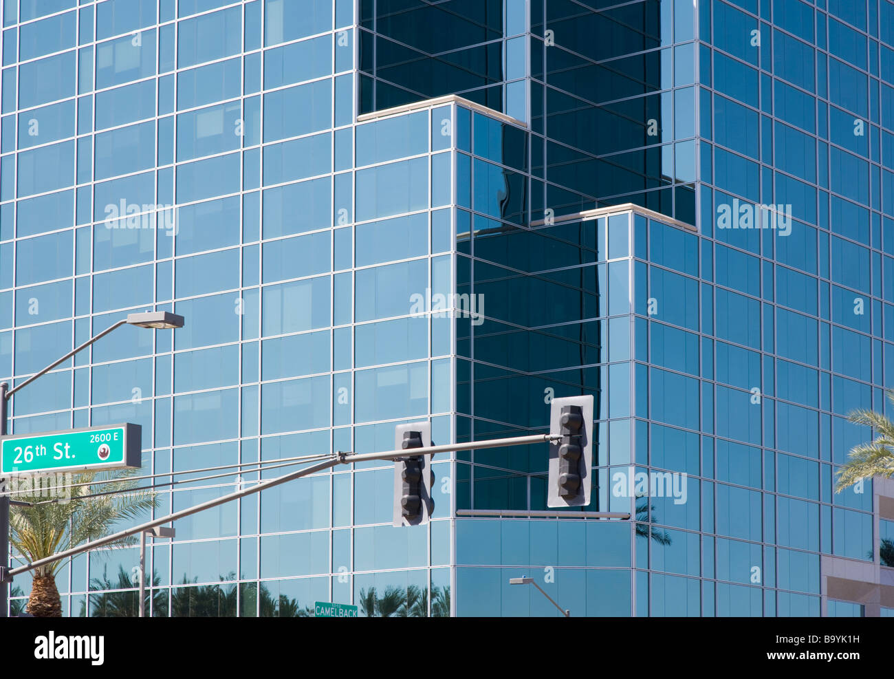Commercial district office block Phoenix Arizona USA Stock Photo Alamy