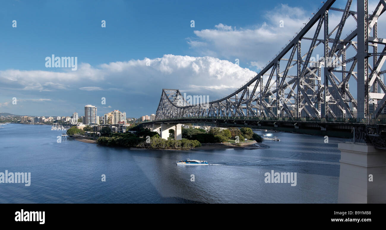 The Story Bridge Brisbane Australia Stock Photo