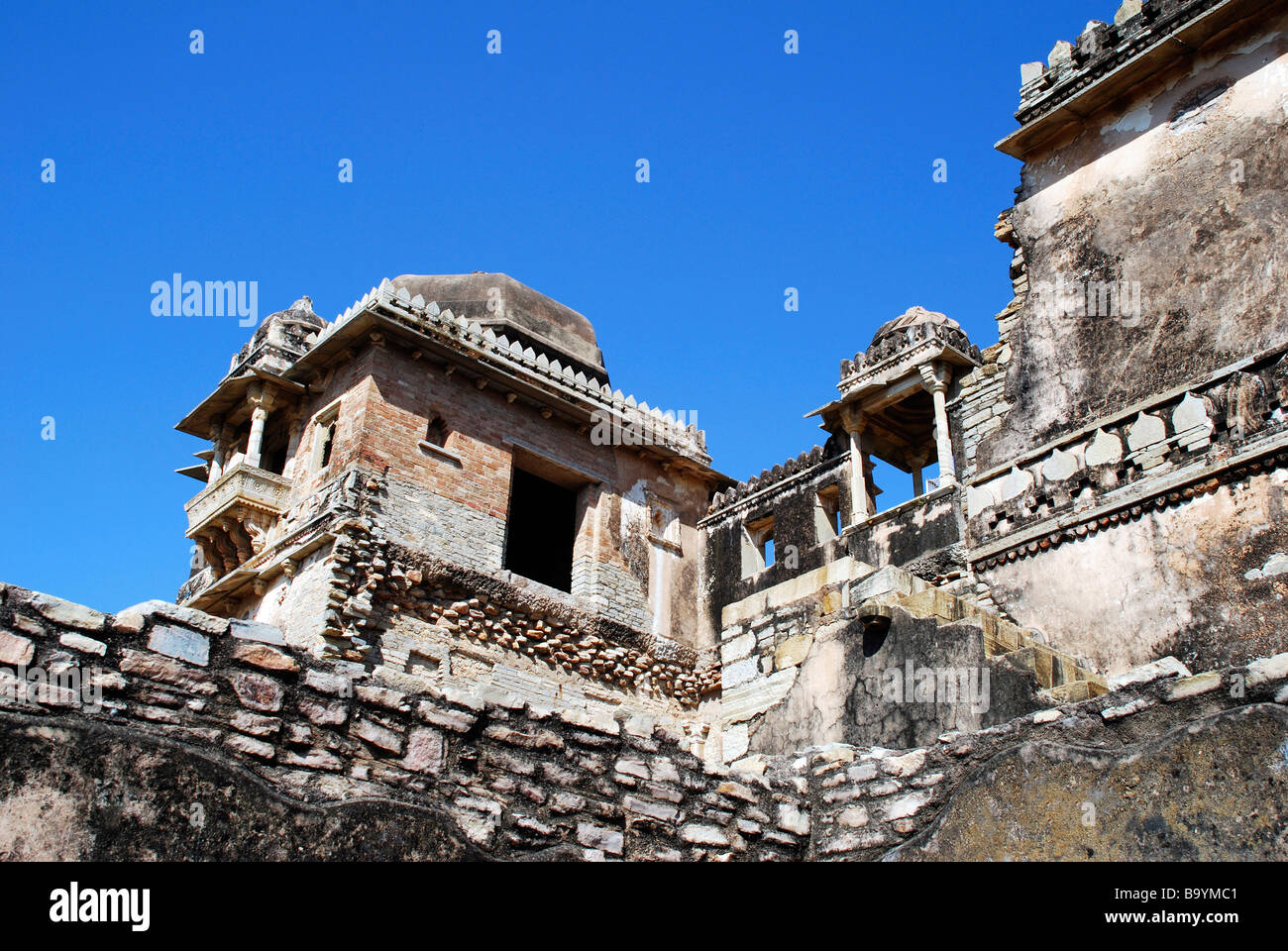 Chittorgarh, situated on South Eastern plateau of Aravali mountain ranges,  Rajasthan State, India. Stock Photo