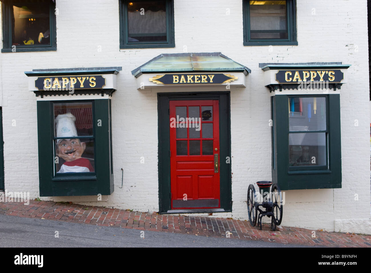 A seafood restaurant in downtown Camden maine Stock Photo Alamy