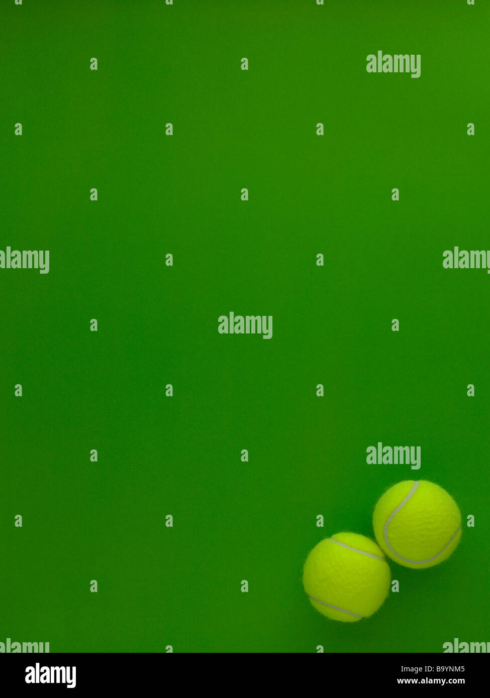 tennis balls Stock Photo