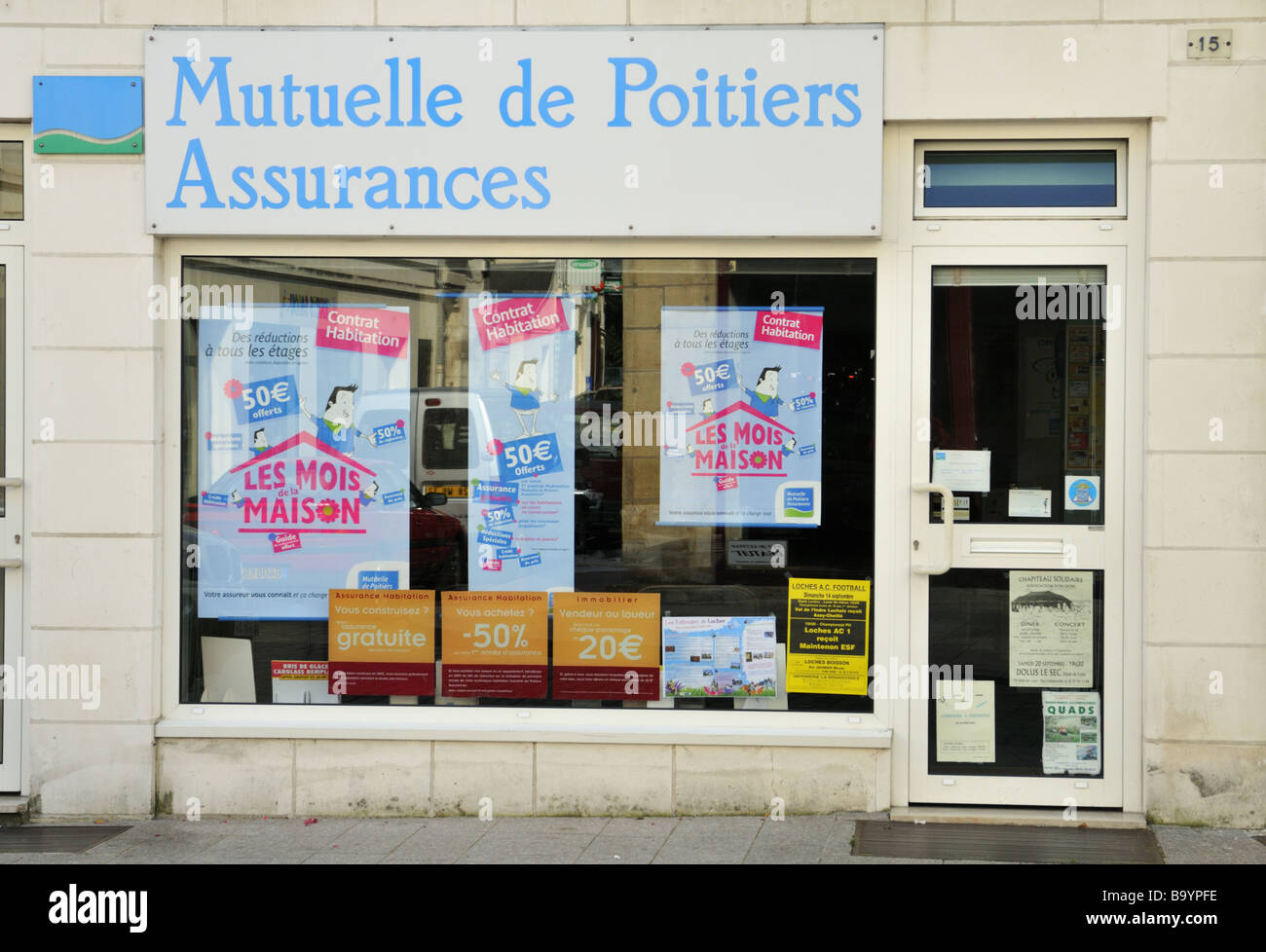Mutuelle de Poitiers Assurances, France. Stock Photo