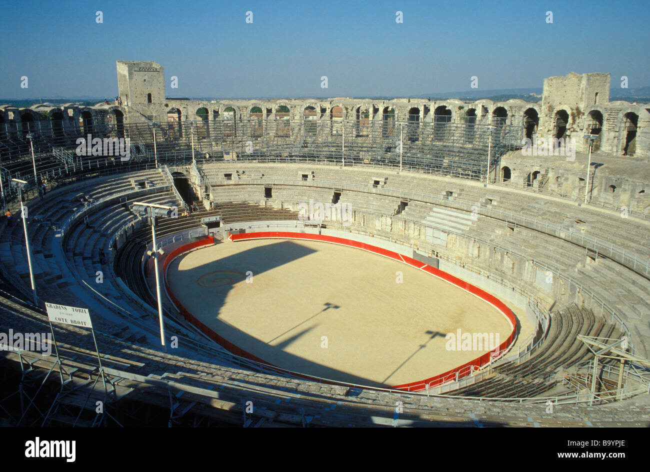 Amphitheater, Arles, Provence, France Stock Photo - Alamy