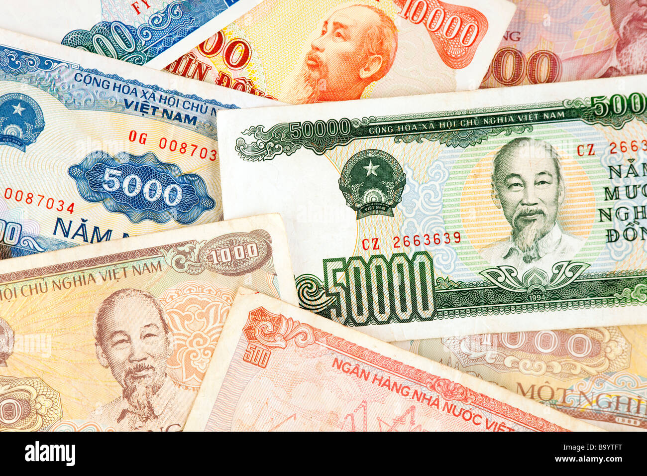 money-vietnam-currency-detail-of-vietnamese-banknotes-stock-photo-alamy