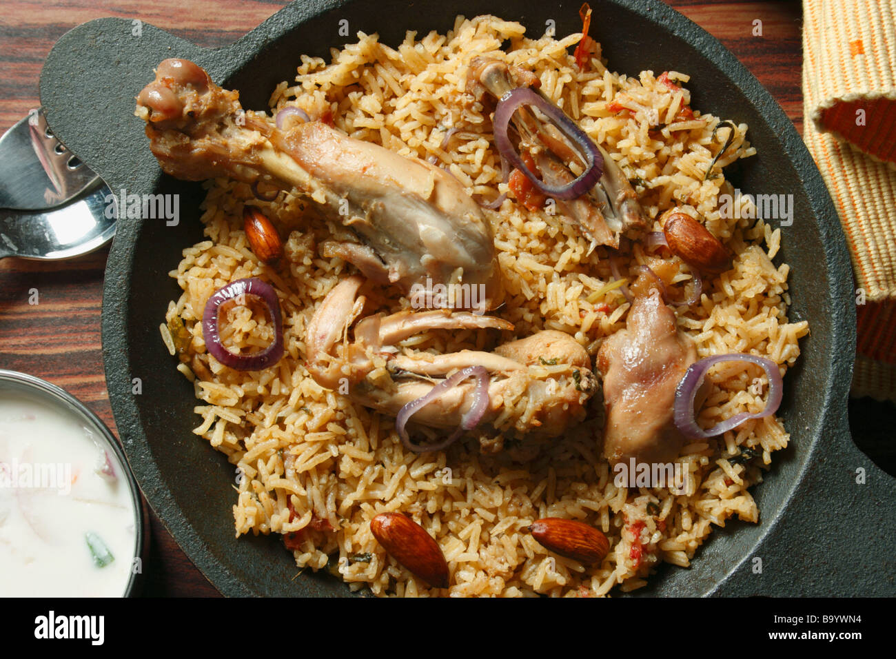 Ahmedi Biryani is an Indian rice based dish in which rice and chicken