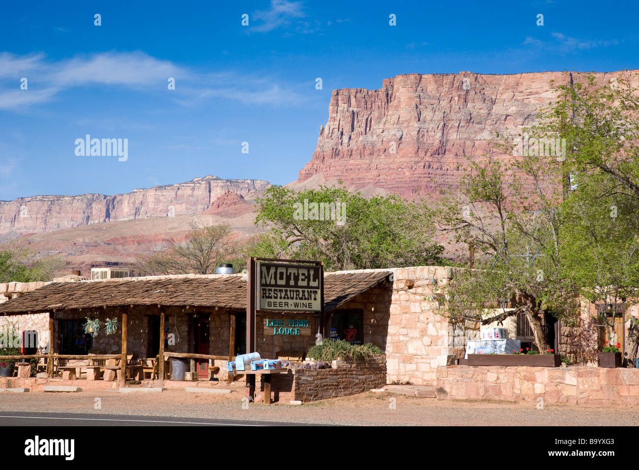 Lees Ferry Lodge Lees Ferry Arizona USA Stock Photo Alamy
