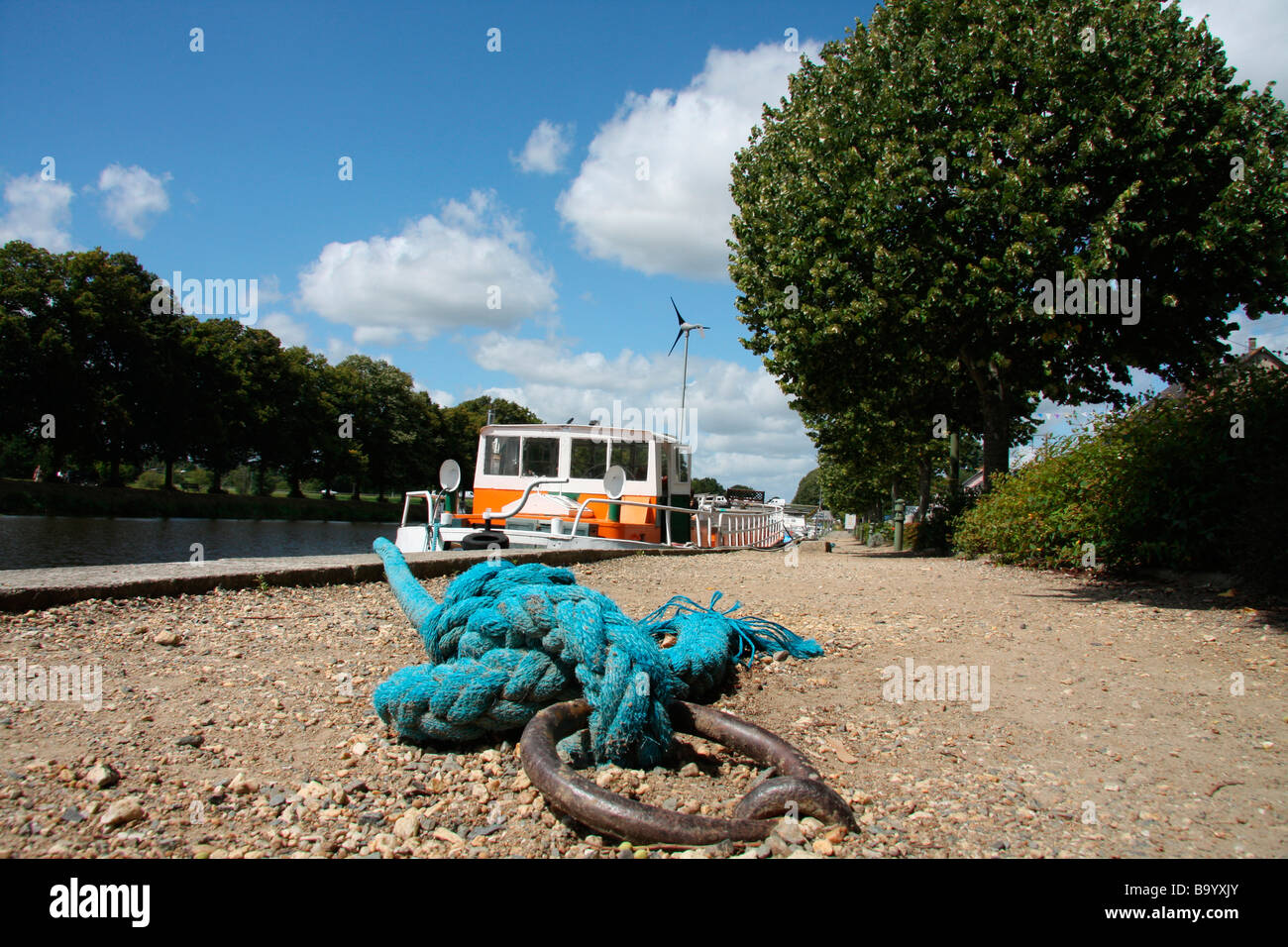 Nantes Brest Canal at Blain Stock Photo Alamy