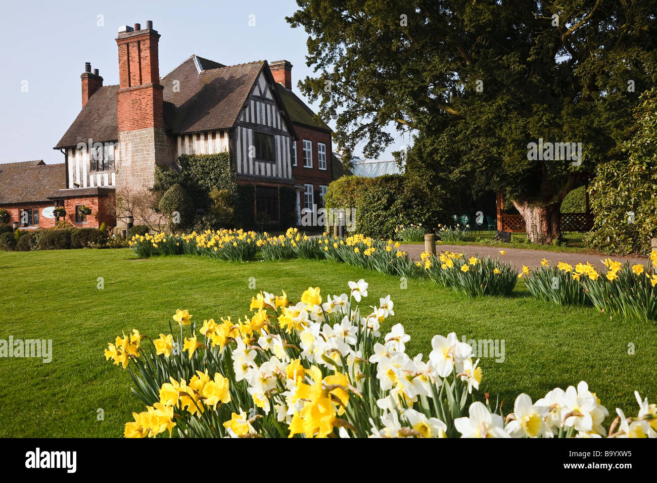 The Moathouse Hotel in the village of Acton Trussell near Stafford. Stock Photo