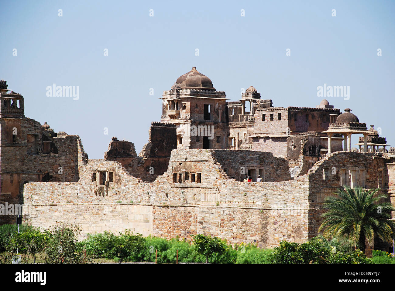 Chitorgarh, situated on South Eastern plateau of Aravali mountain ranges,  Rajasthan State, India. Stock Photo