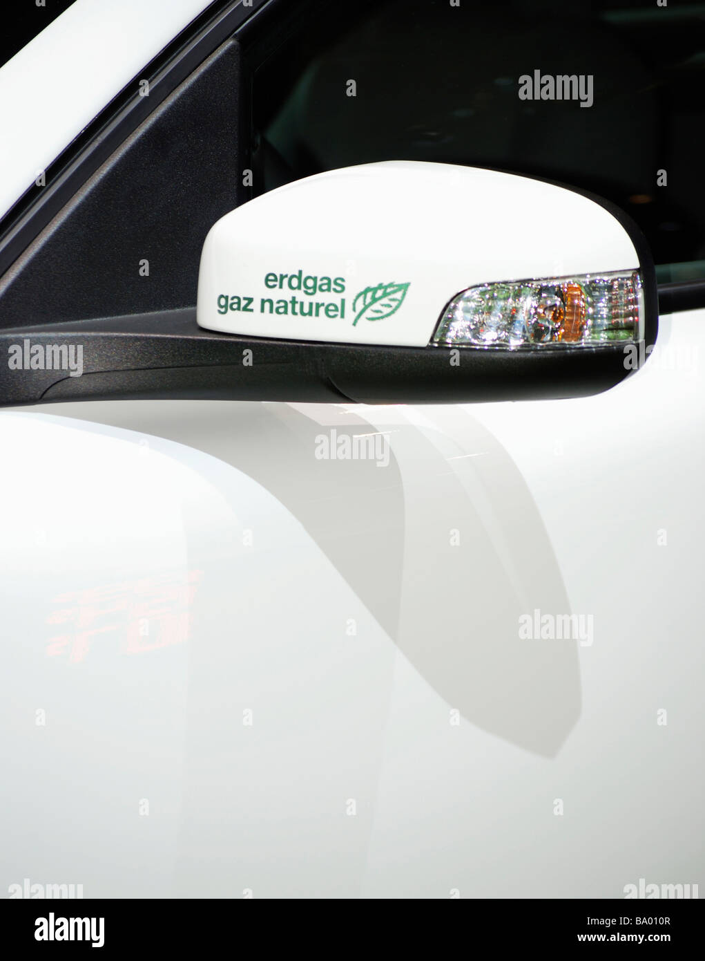 Image of a zero emission, alternative fuel hybrid car Stock Photo Alamy