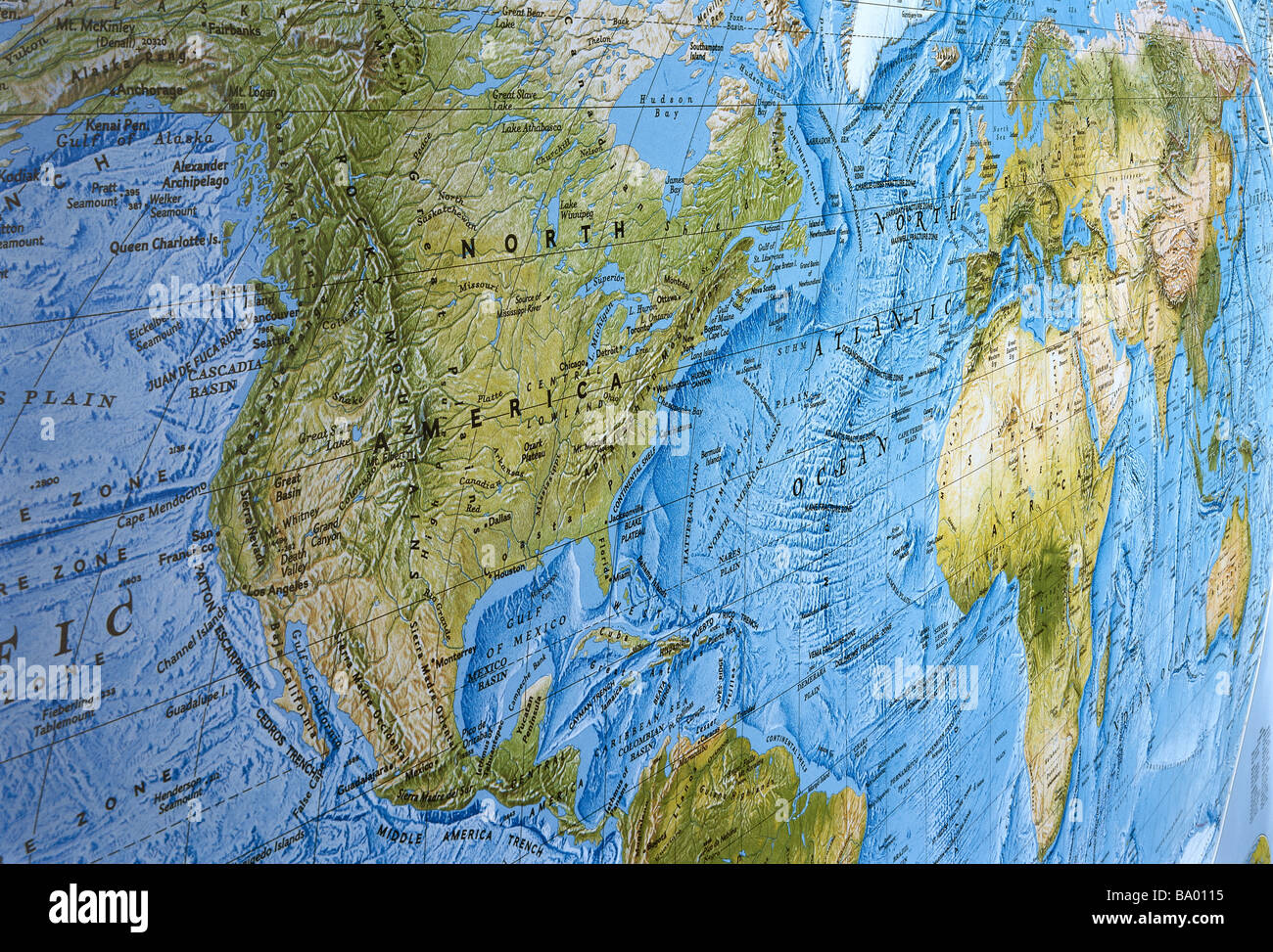 North atlantic map hi-res stock photography and images - Alamy