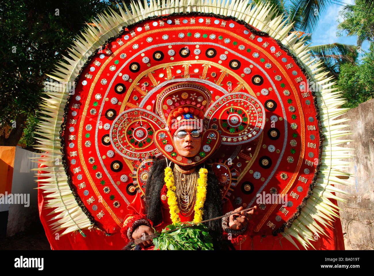 Theyyam ; an art form of kerala , India Stock Photo Alamy