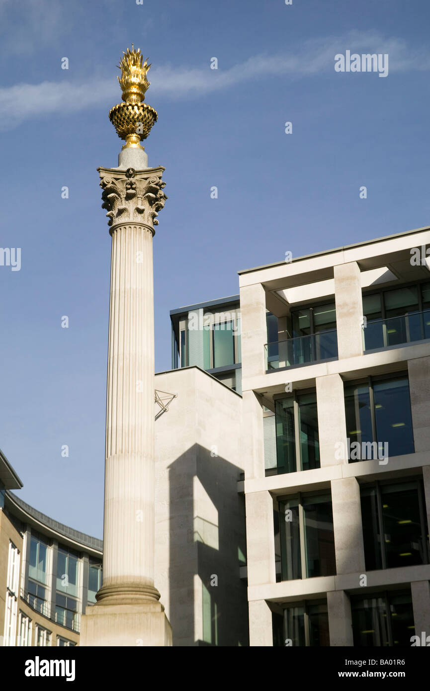Statue outside London Stock exchange Paternoster Square Stock Photo Alamy