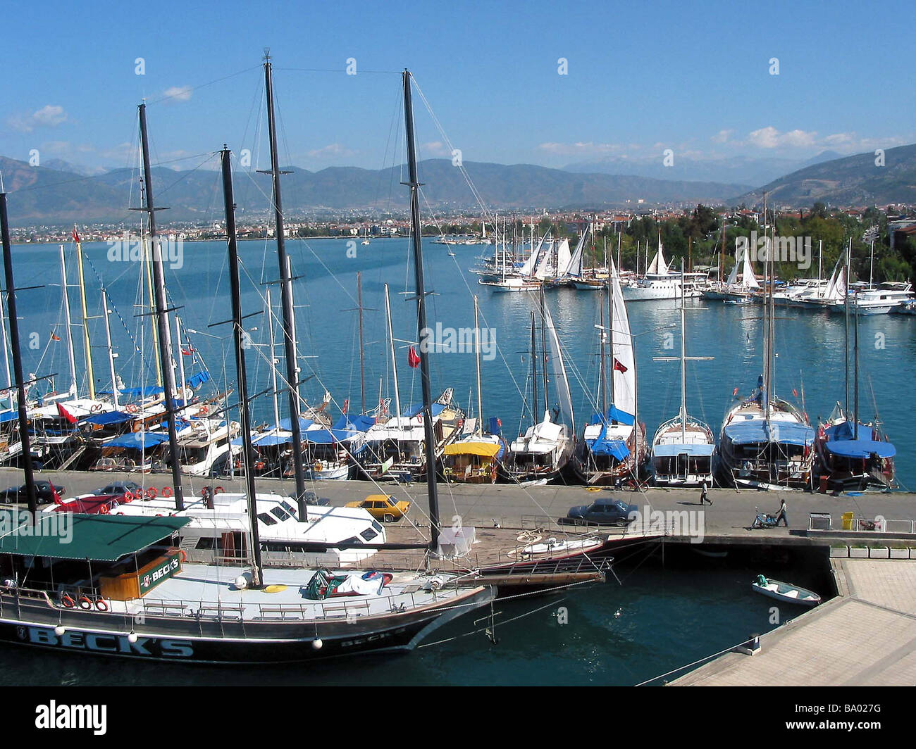 Fethiye Harbour, Turkey Stock Photo - Alamy