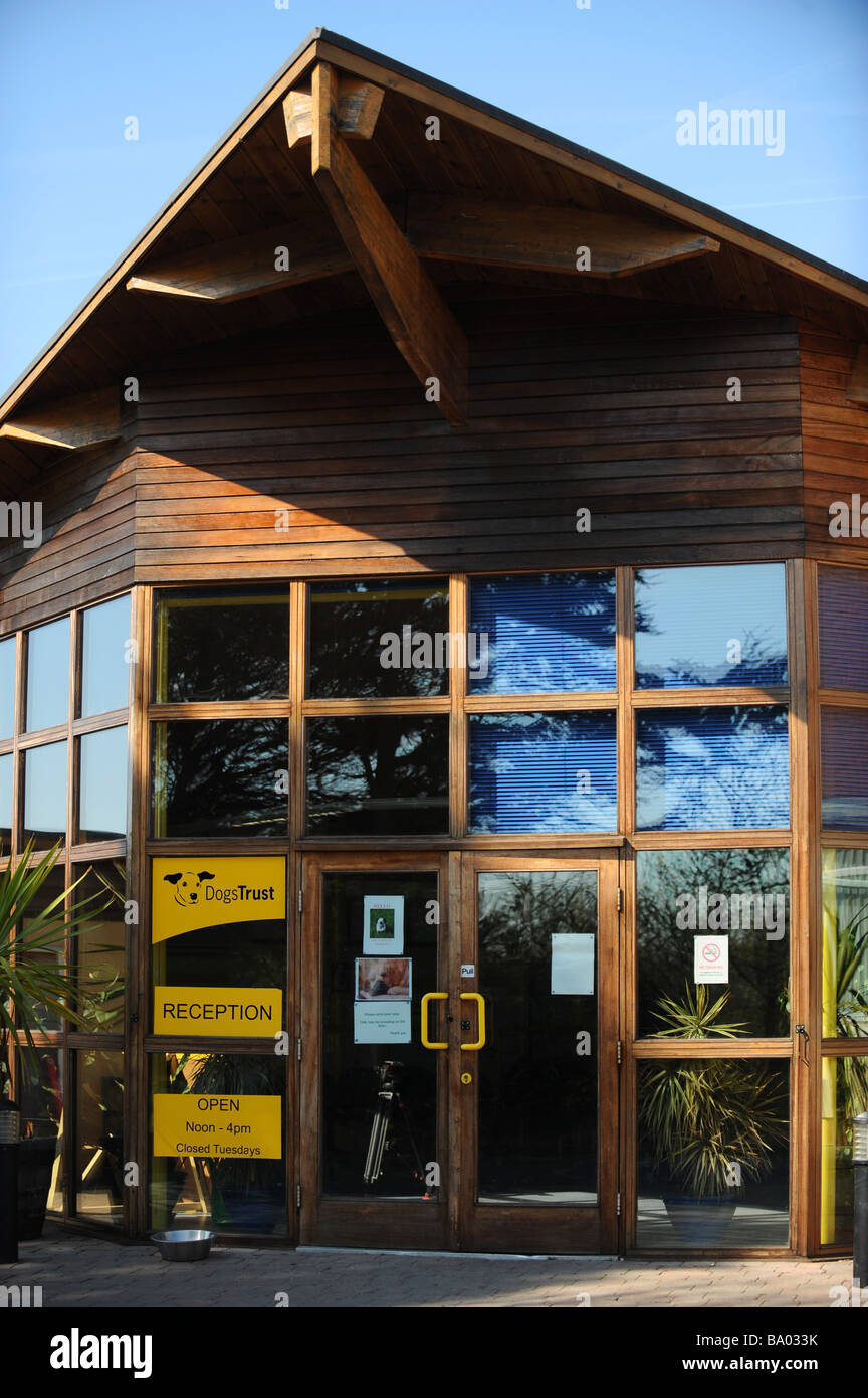 The front of the Shoreham dogs trust building in Shoreham Stock Photo